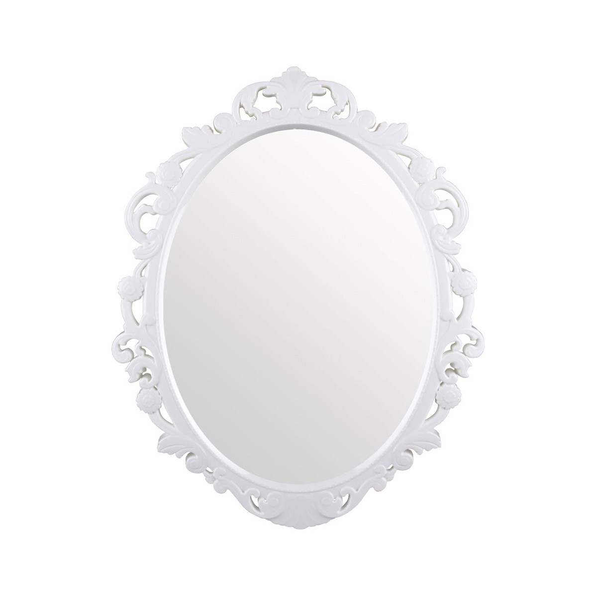 Зеркало Ажур М1656 50*39*2,5 см, белый - фото - 1