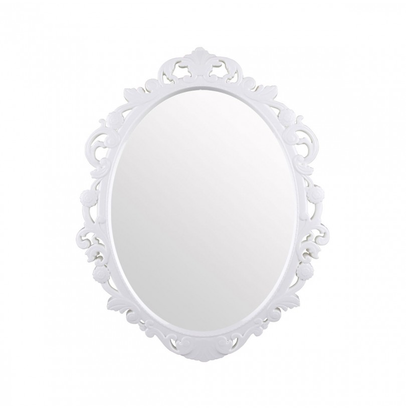 Зеркало Ажур М1656 50*39*2,5 см, белый - фото - 1