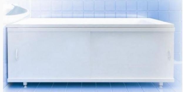 Экран для ванны Оптима пластик, белый 1700мм - фото - 1