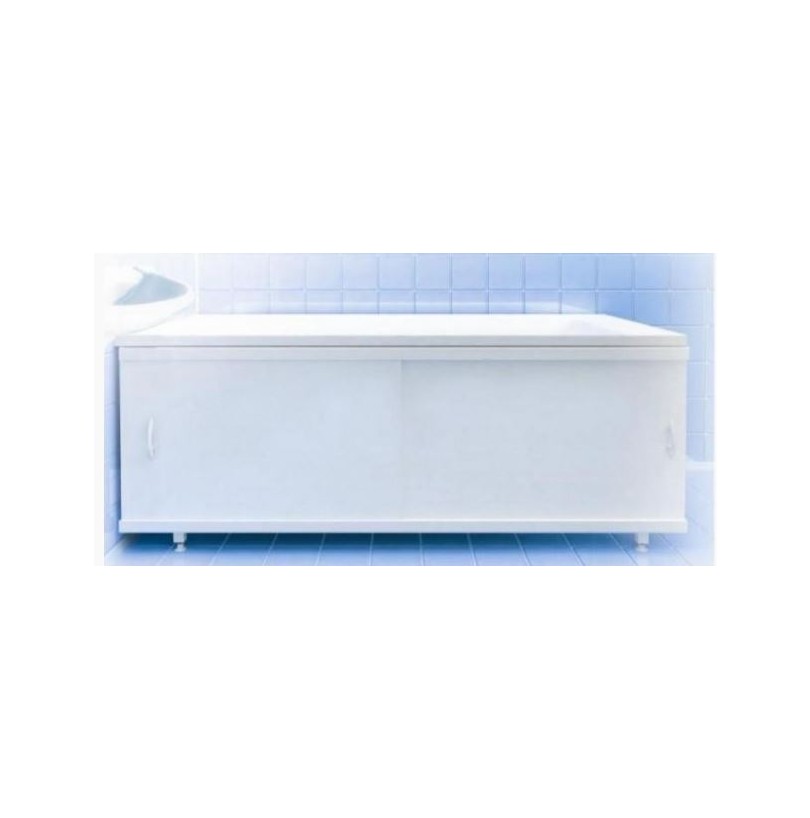 Экран для ванны Оптима пластик, белый 1700мм - фото - 1