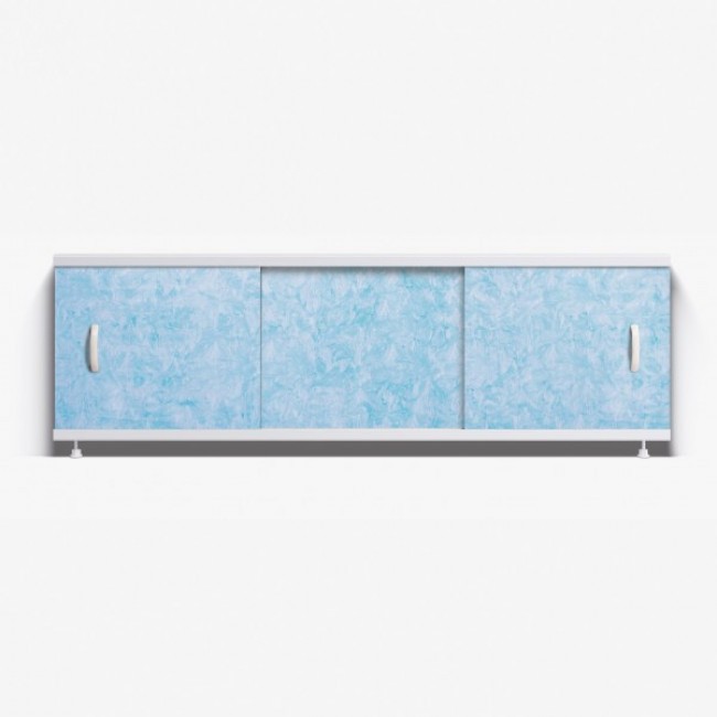 Экран для ванны Оптима пластик, голубой мороз 1700мм - фото - 1