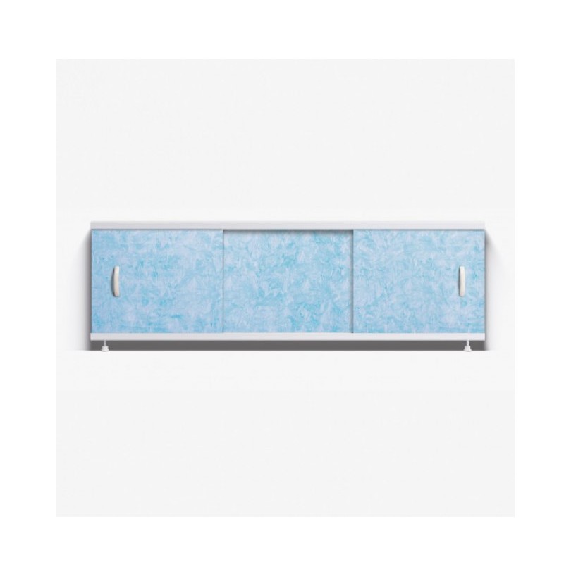Экран для ванны Оптима пластик, голубой мороз 1700мм - фото - 1