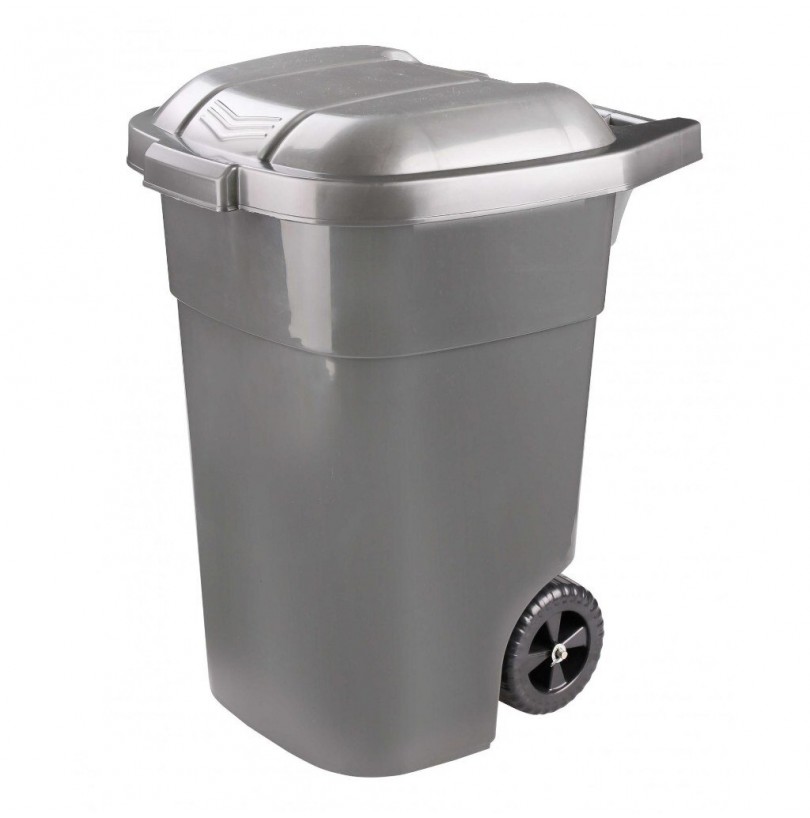 Контейнер для мусора на 65л, 46.5*52.5*66см, в ассортименте М7235 - фото - 1