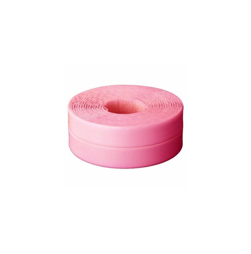 Лента герметик (бордюр) для ванной 58мм*3,35м, розовая - фото - 1