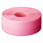 Лента герметик (бордюр) для ванной 58мм*3,35м, розовая - фото - 1