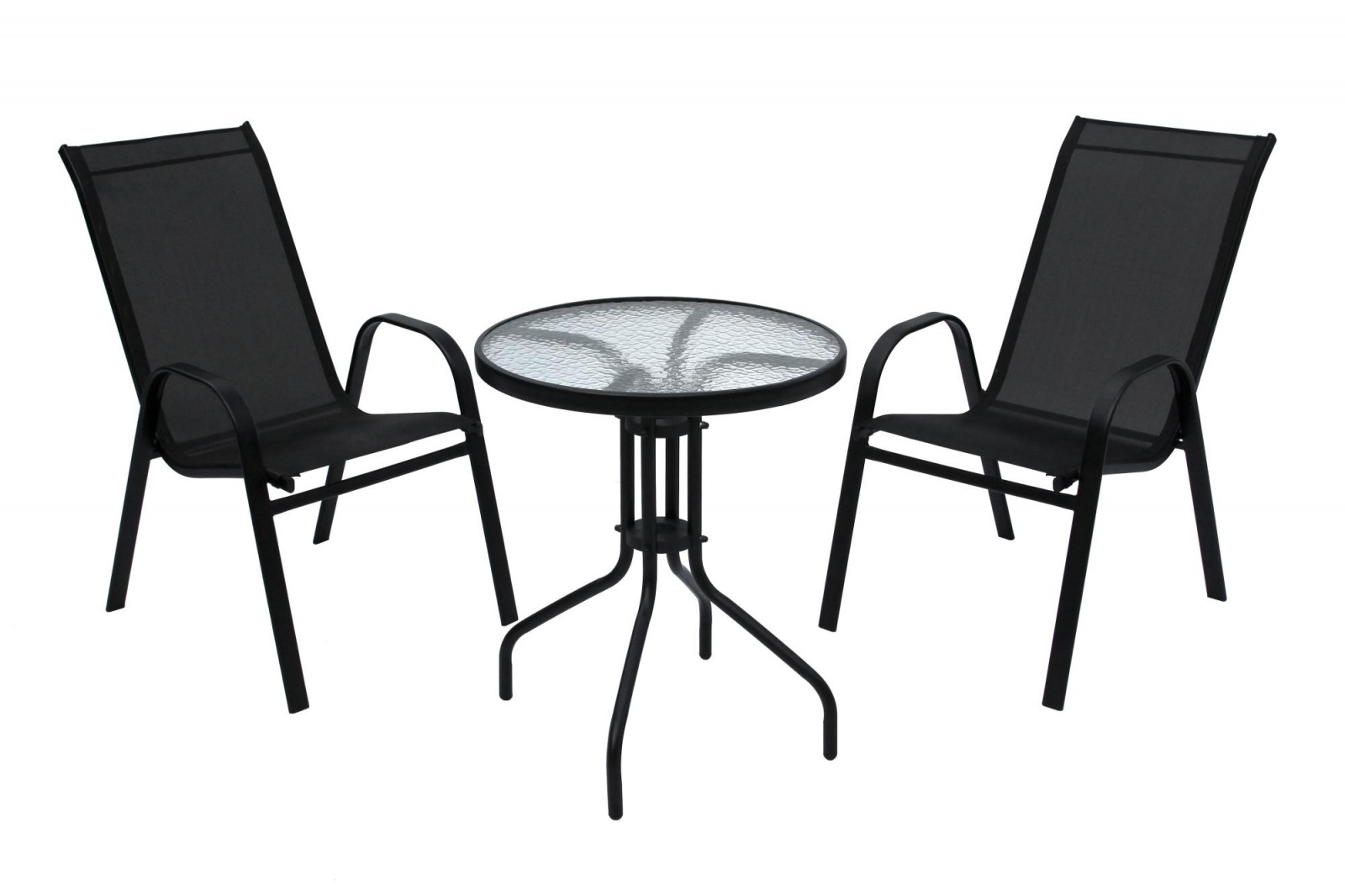 Набор мебели Сан-ремо мини (2кресла+стол) черный - фото - 1