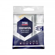 Уплотнитель E-профиль 9*4мм, белый, Tytan Professional, 6м - фото - 1