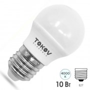 Лампа светодиодная шар TOKOV ELECTRIC G45 Е27 10Вт 4000К белый - фото - 1