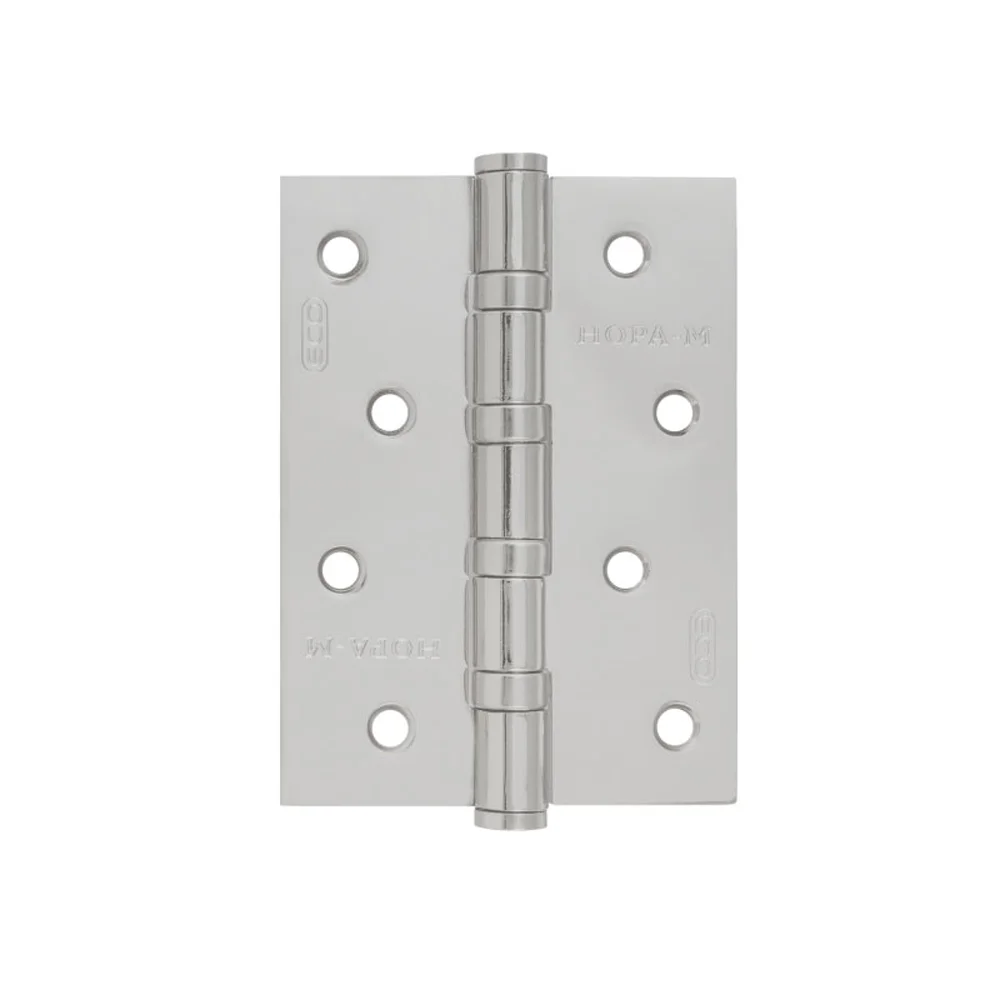 Петля накладная 100*70*2,5мм Нора-М 4"-4ВВ ECO, матовый хром (2 шт.)