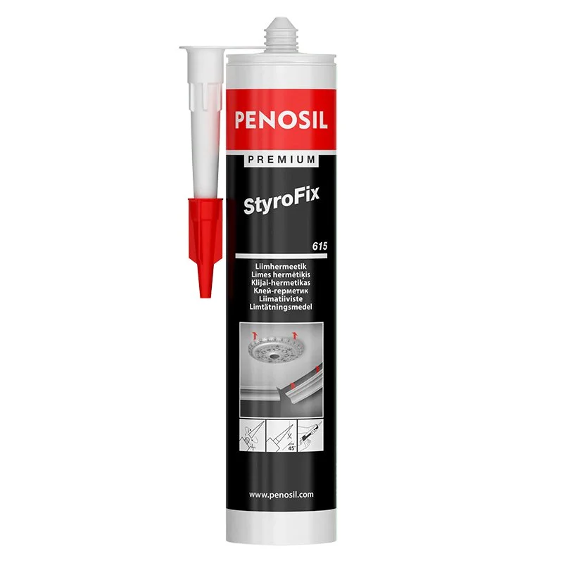 Клей монтажный акриловый универсальный Penosil StyroFix 615 белый 280 мл