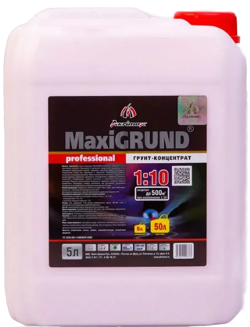 Грунт-концентрат Akrimax MaxiGrund Professional 5 л