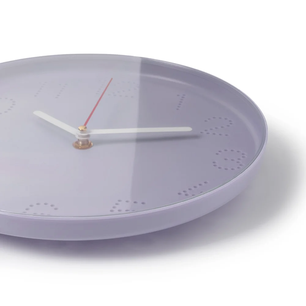 Часы настенные круг d 25 см Классика Рубин, сиреневый