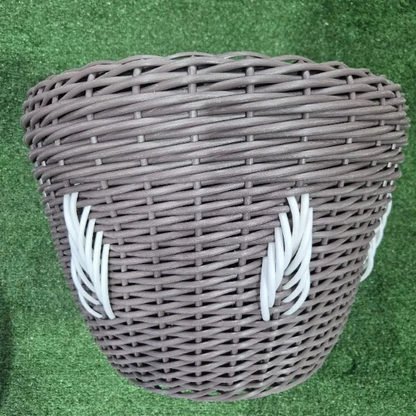 Кашпо плетеное из ротанга 20 л, в ассортименте