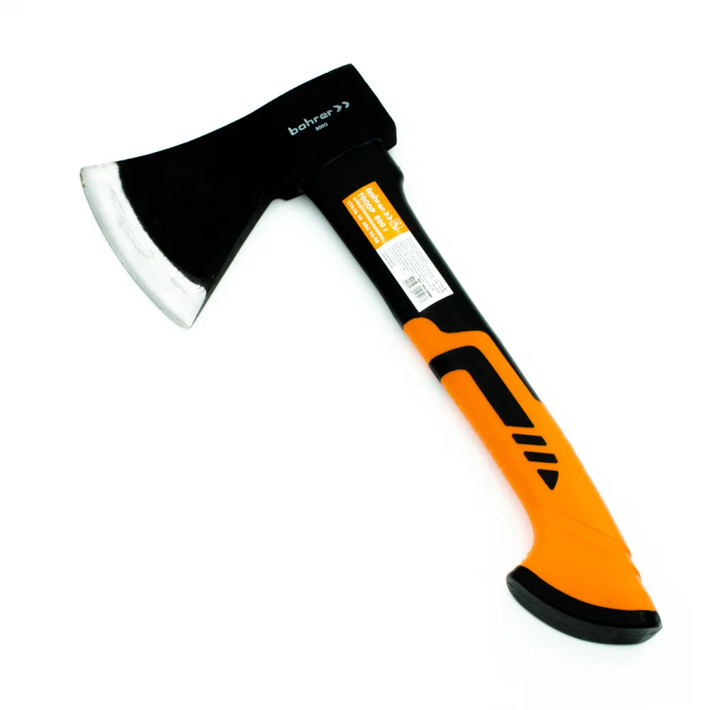 Топор 800г, фиберглассовая ручка, Bohrer