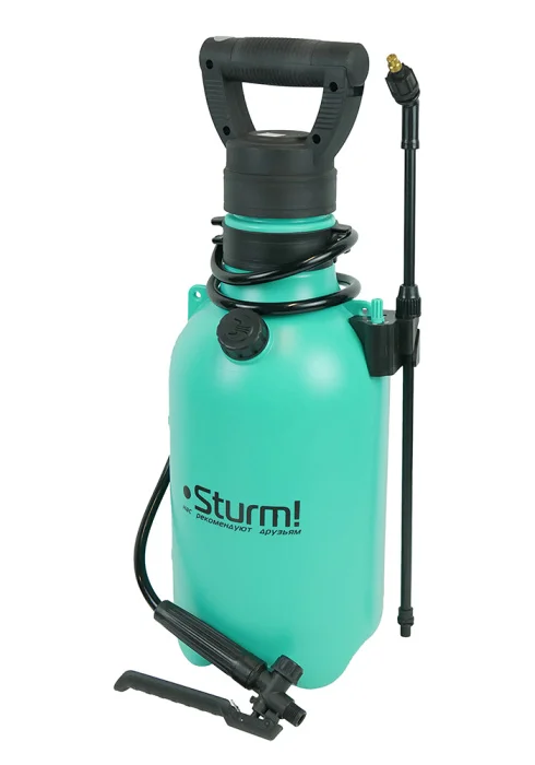 Опрыскиватель садовый ранцевый аккумуляторный GS8208U Sturm! USB type C, 8л