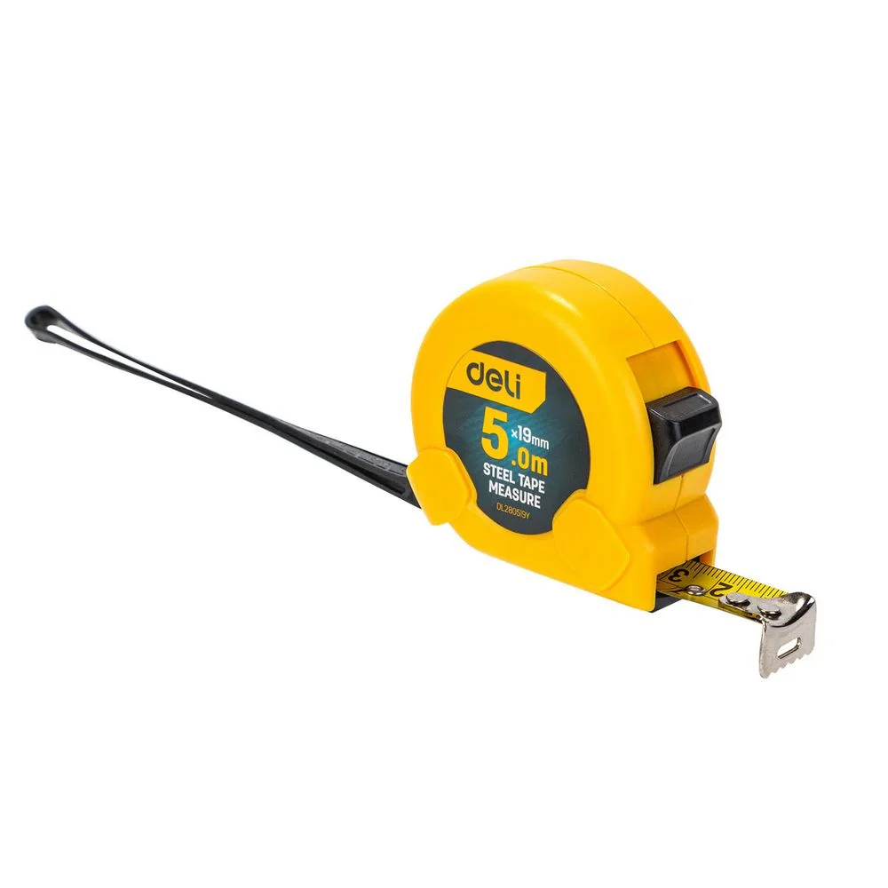 Рулетка 10 м х 25 мм Deli DL281025 клипса, ремешок