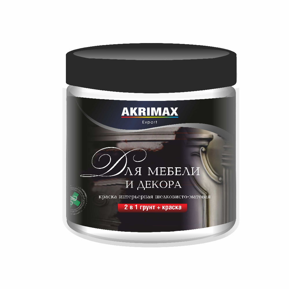 Краска для мебели и декора Akrimax-Export белый 0,65 кг