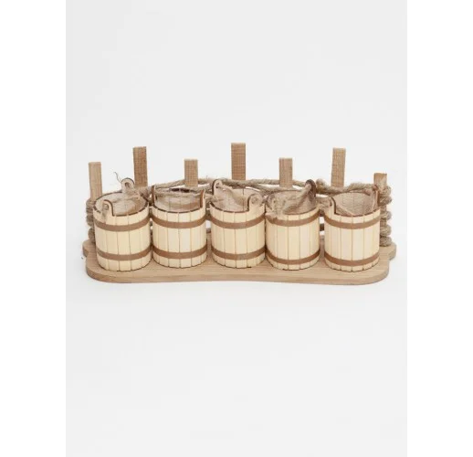 Подставка под масла "Ведерки" (на 5 масел)