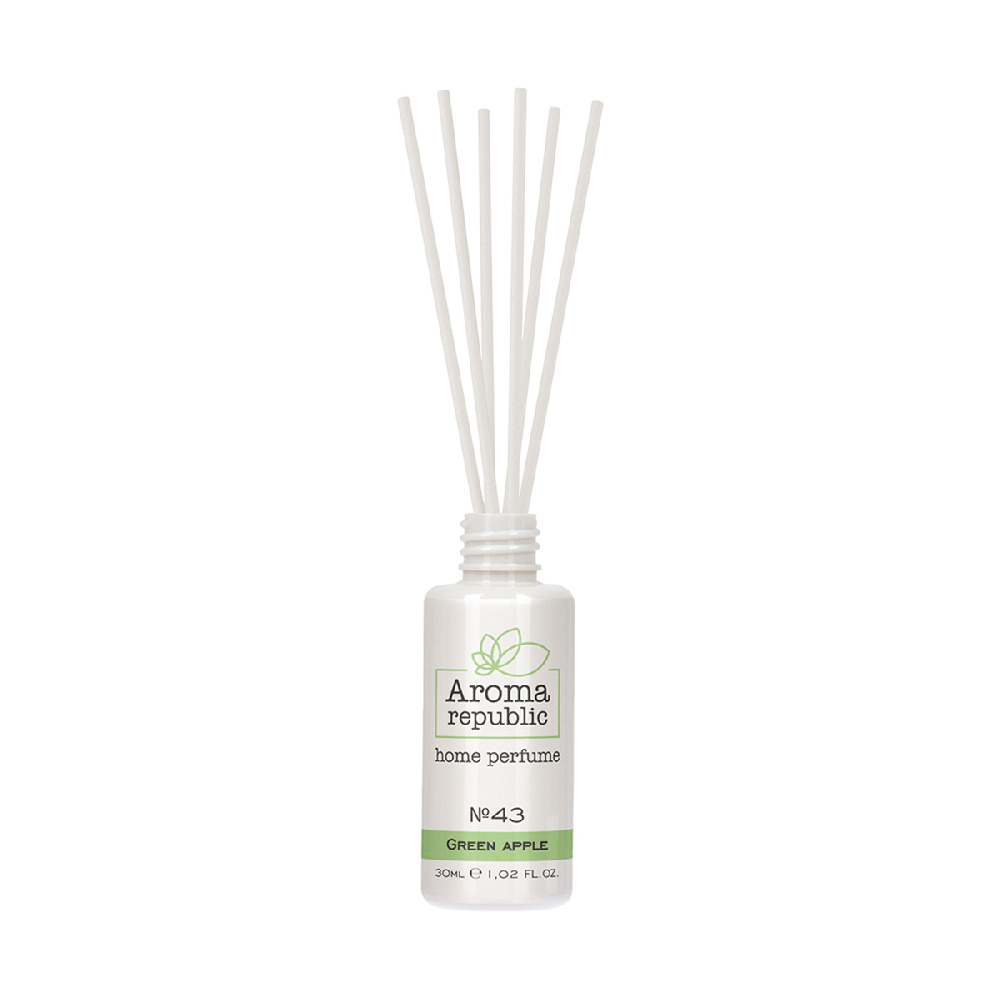 Диффузор с ароматом клубники Aroma republic №43 Green apple, 30 мл