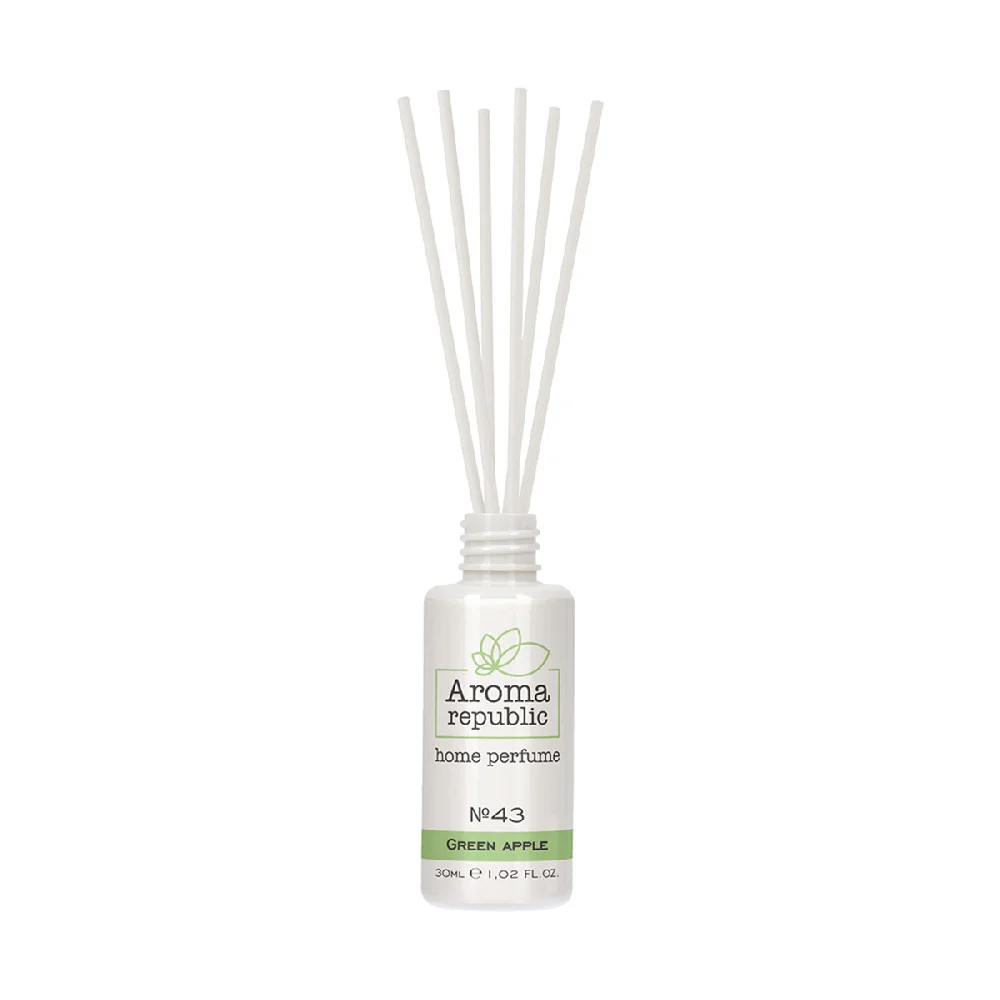 Диффузор с ароматом клубники Aroma republic №43 Green apple, 30 мл