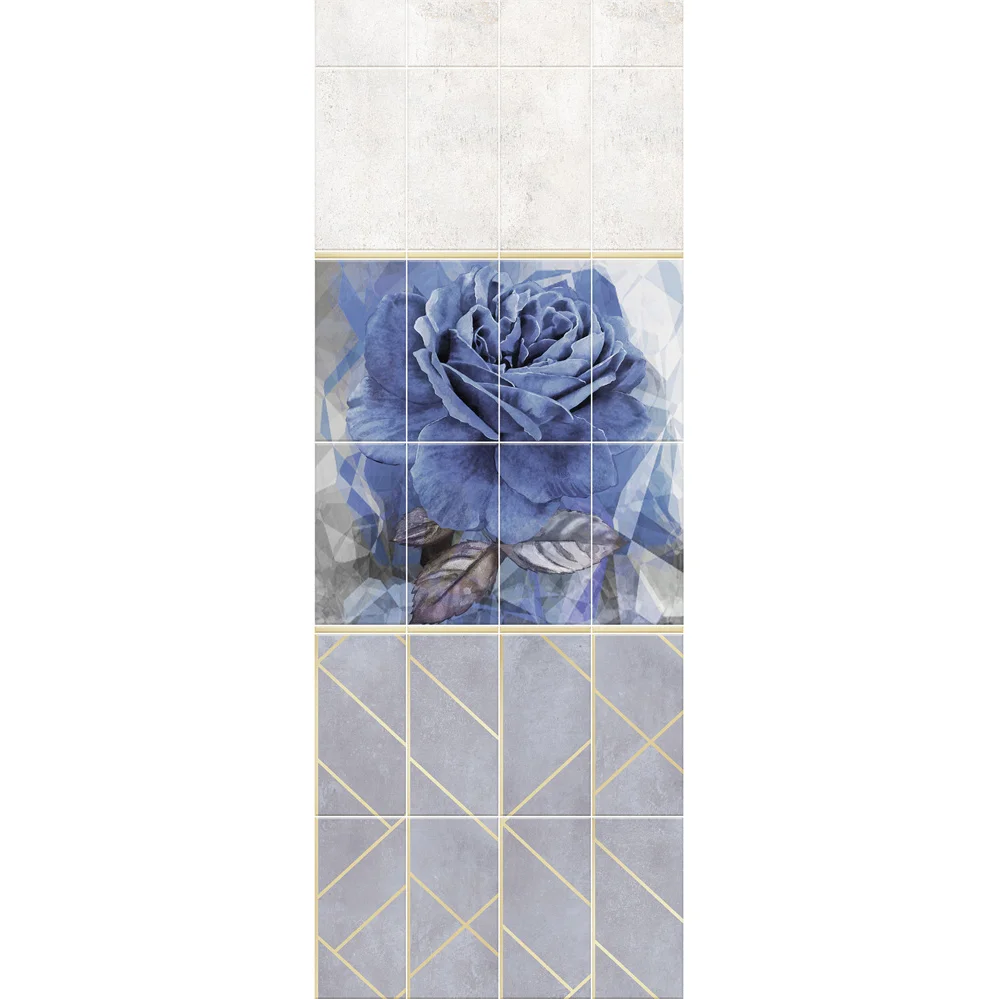 Панель ПВХ Роза Блю 2700*250