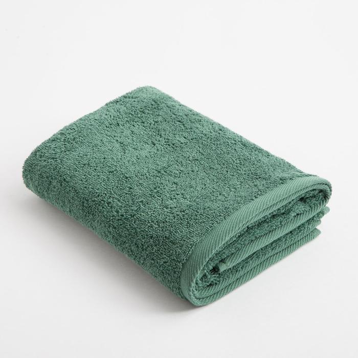 Полотенце махровое 50*90см Этель Organic Eucalyptus, зеленый
