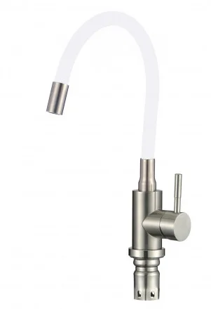 Смеситель для кухни Fmark FS26729-02, сатин, белый