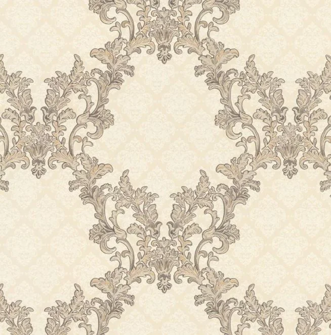 Обои Monte Solaro Charlotte виниловые на флизелиновой основе 1,06*10,05 м, бежевый 9185-01 (6)