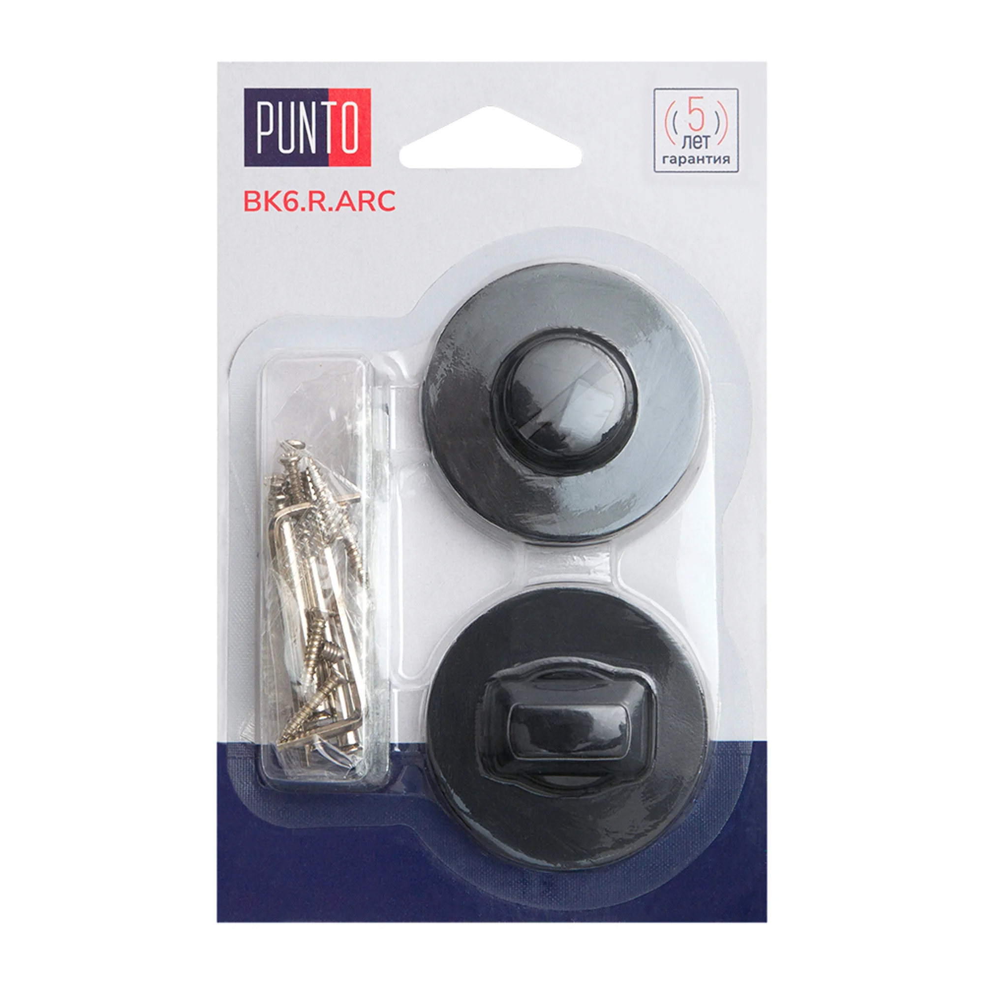 Фиксатор поворотный Пунто (Punto) BK6.R.ARC.R52 (BK6 ARC) BL-24, черный