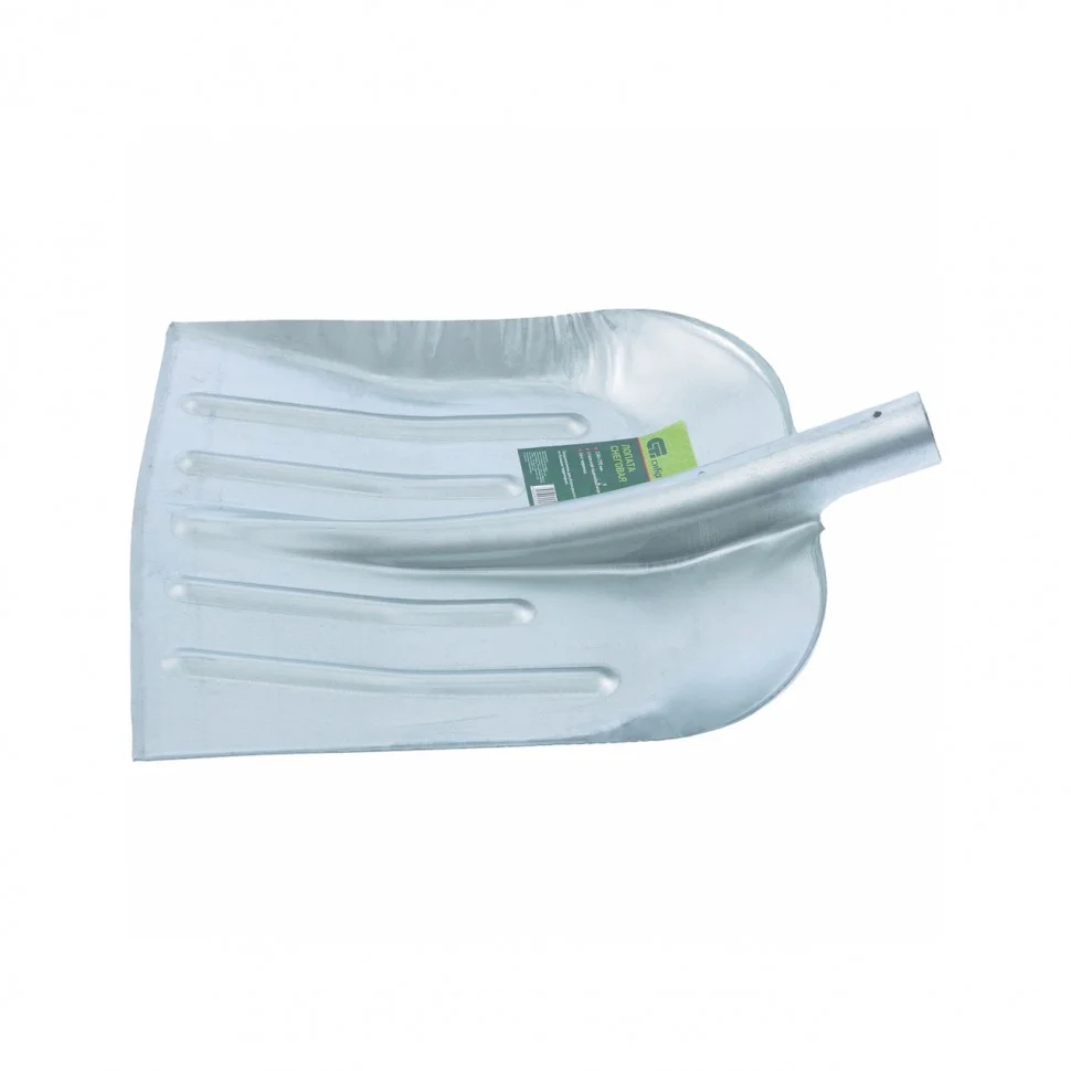 Лопата для уборки снега стальная оцинк. 330*365 мм, без черенка //Сибртех