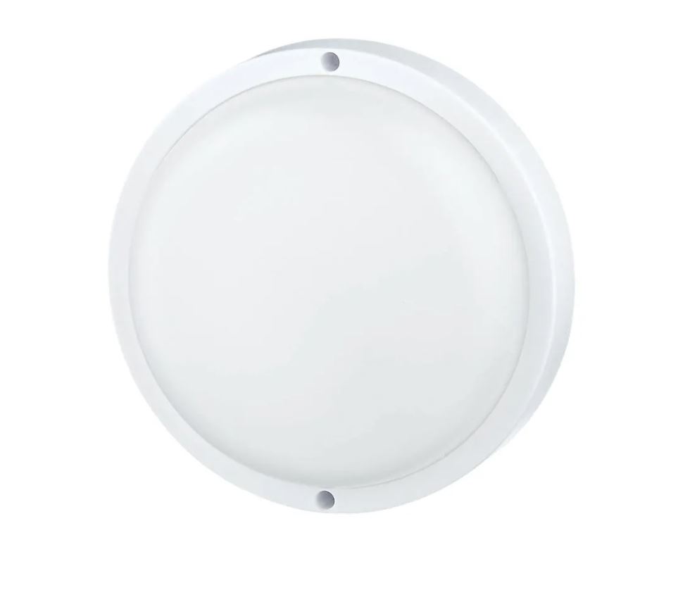 Светильник TOKOV ELECTRIC св/д ЖКХ круг 8W 4000К d-140 пластик/белый