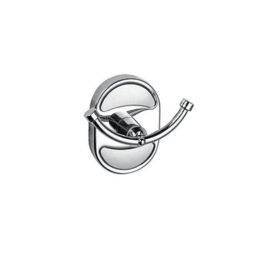 Крючок для ванной комнаты двойной Potato P2905-2, хром
