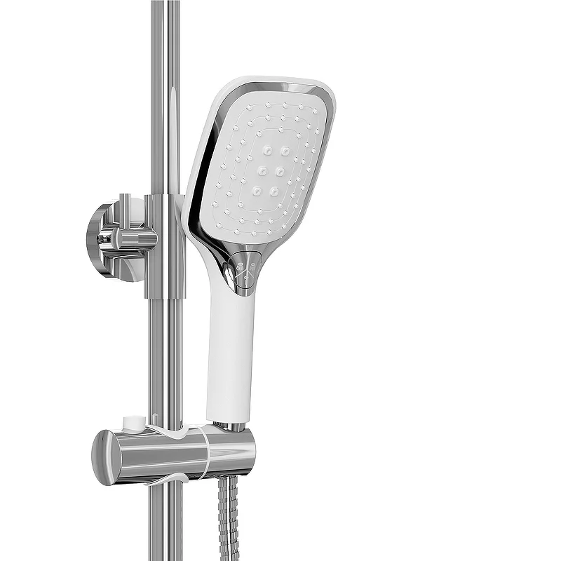 Душевая стойка Grossman Alba 500 K35 06 100/000 белый/хром