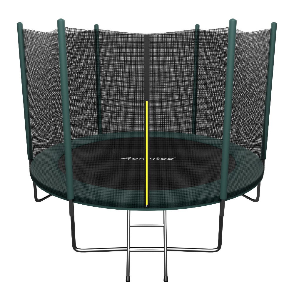 Батут D305см ONLITOP с защитной сеткой, зеленый