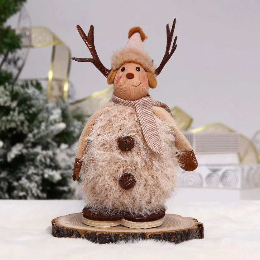 Фигурка Оленьи рога 17 см, коричневый