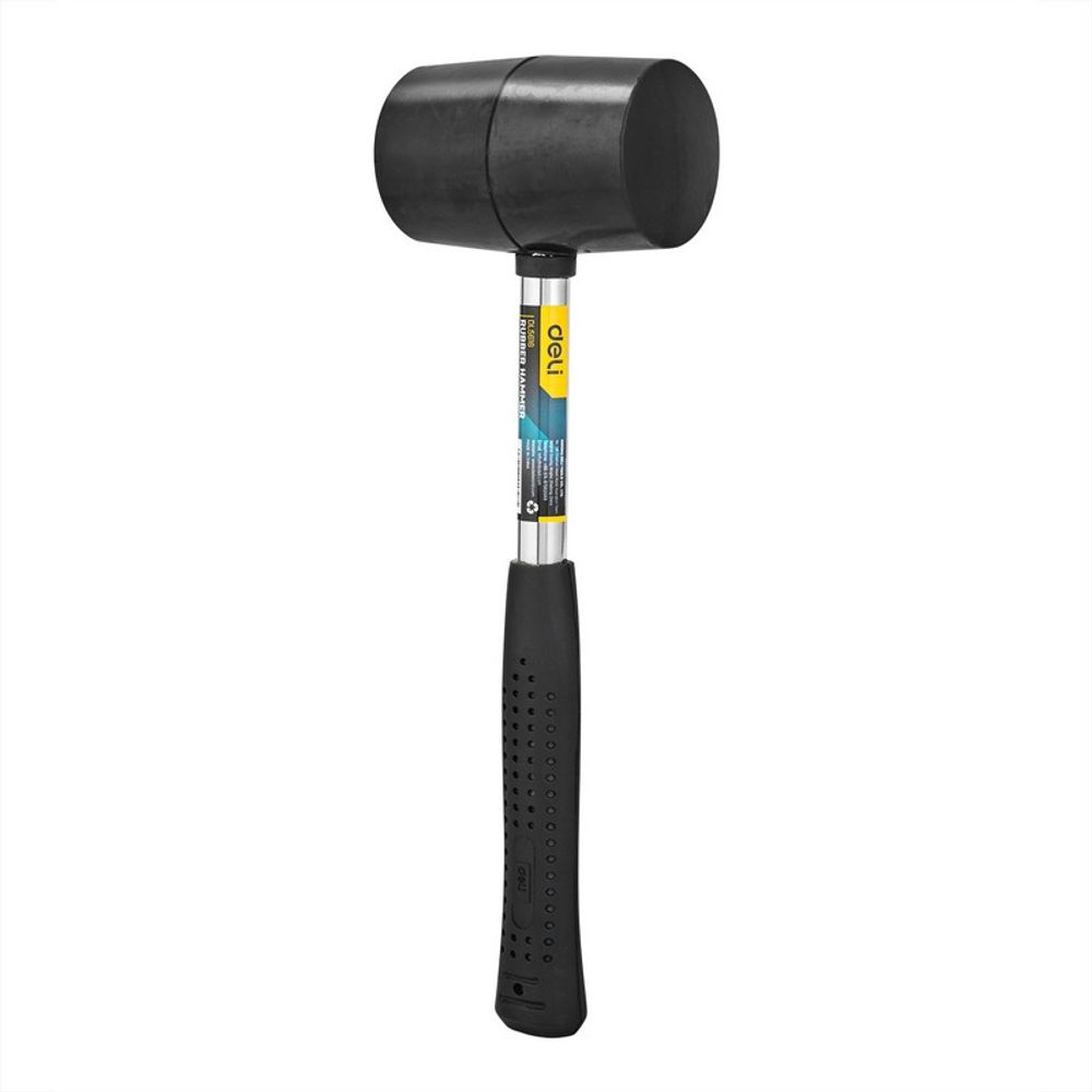 Киянка резиновая 450 гр Deli DL5616 305 мм, стальная рукоятка