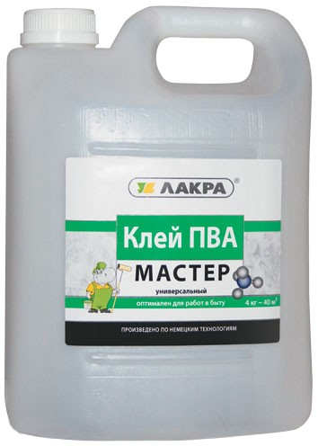 Клей ПВА Мастер универсальный 2,3кг ЛАКРА
