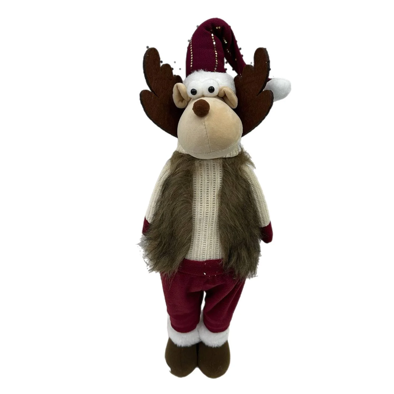 Игрушка мягкая Олень с выдвижными копытами