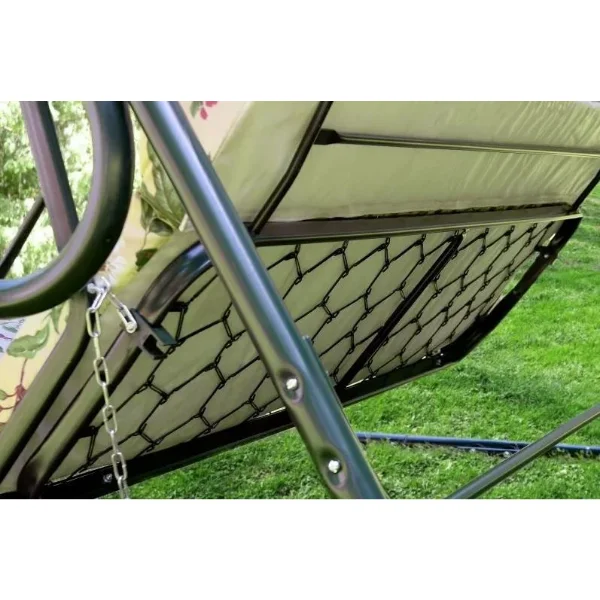 Качели садовые Турин-2, 3-х местные, серый