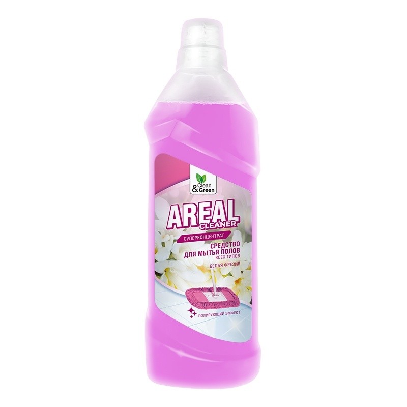 Моющее средство для мытья пола Areal Clean&Green "Фрезия" 1л