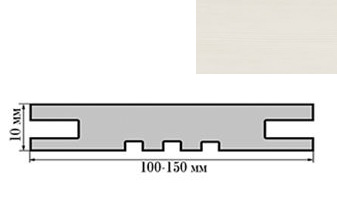 Добор экошпон телескопический Белое дерево 150*10*2050мм