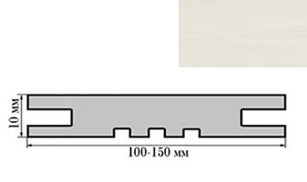 Добор экошпон телескопический Белое дерево 150*10*2050мм