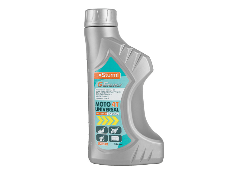 Масло машинное для 4-х тактных двигателей минеральное UNIVERSAL MOTO 4T, 0.946 л