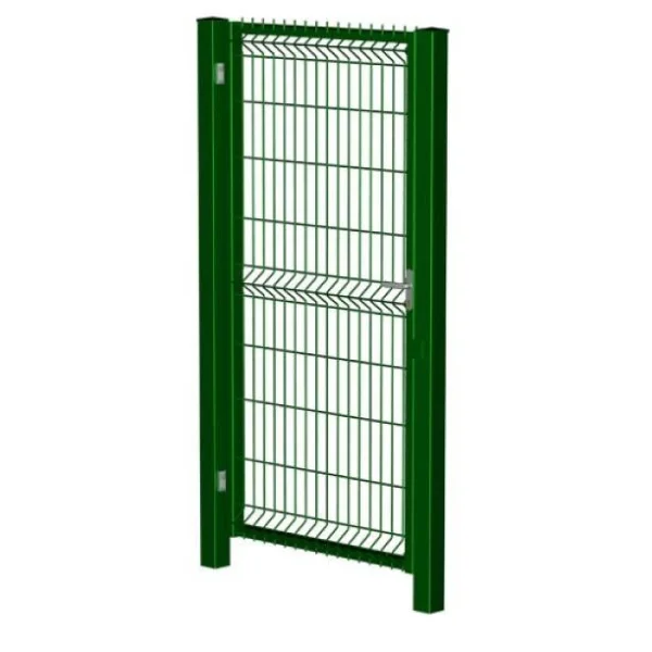 Калитка 3D 2.0х1м RAL 6005 (2 столба 60х60х2мм 3м, замок)
