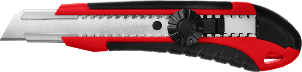 Нож 18 мм, механический фиксатор Мастер ЗУБР