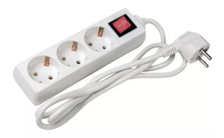 Удлинитель быт. Союз 481S-7305 IP20 2.2кВт ПВС с выкл. с/з  3 розетки 10А/ 5м