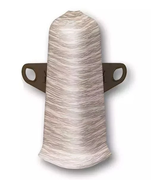 Угол наружный для плинтуса 70мм Деконика, 229 Дуб латте (2шт. флоуп.)