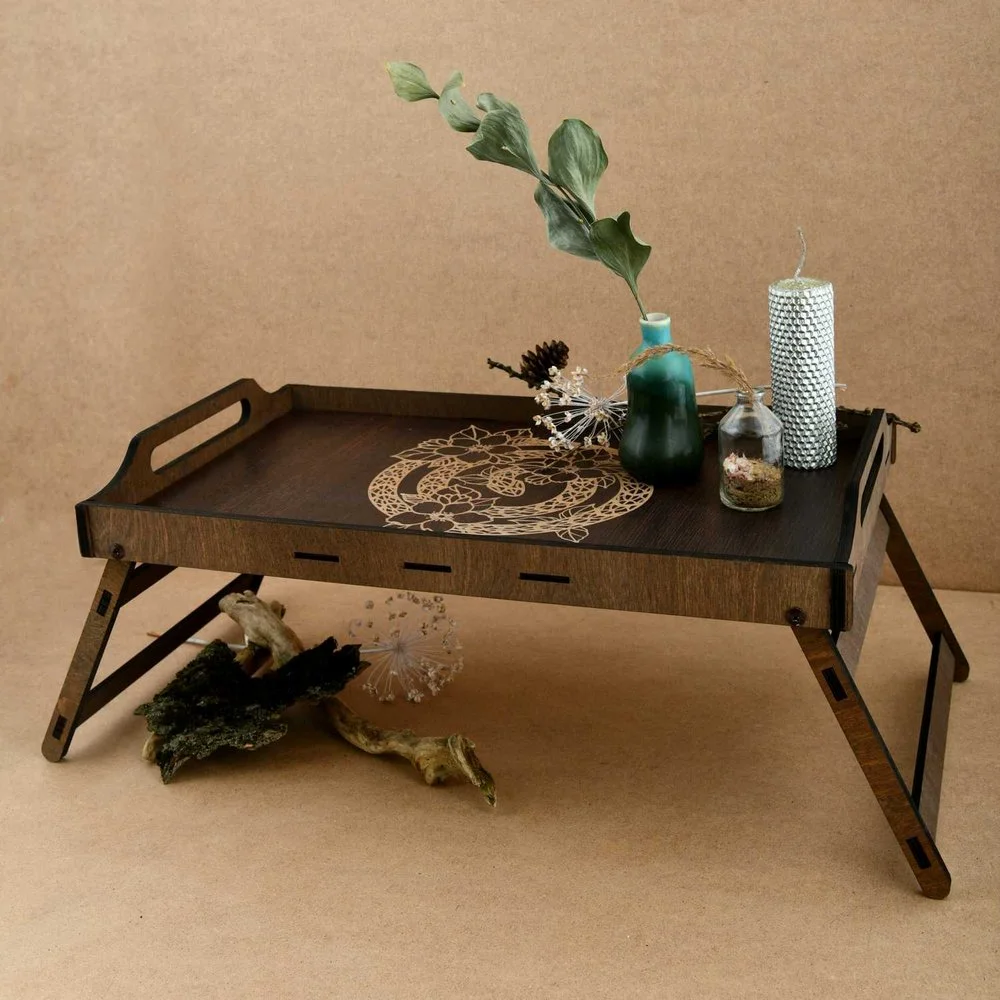 Поднос на ножках Гарафена 30*50*7,5см