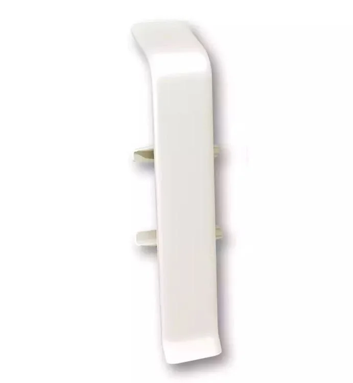 Соединитель для плинтуса 85мм Деконика, 033 Кремово-белый (2шт. флоуп.)