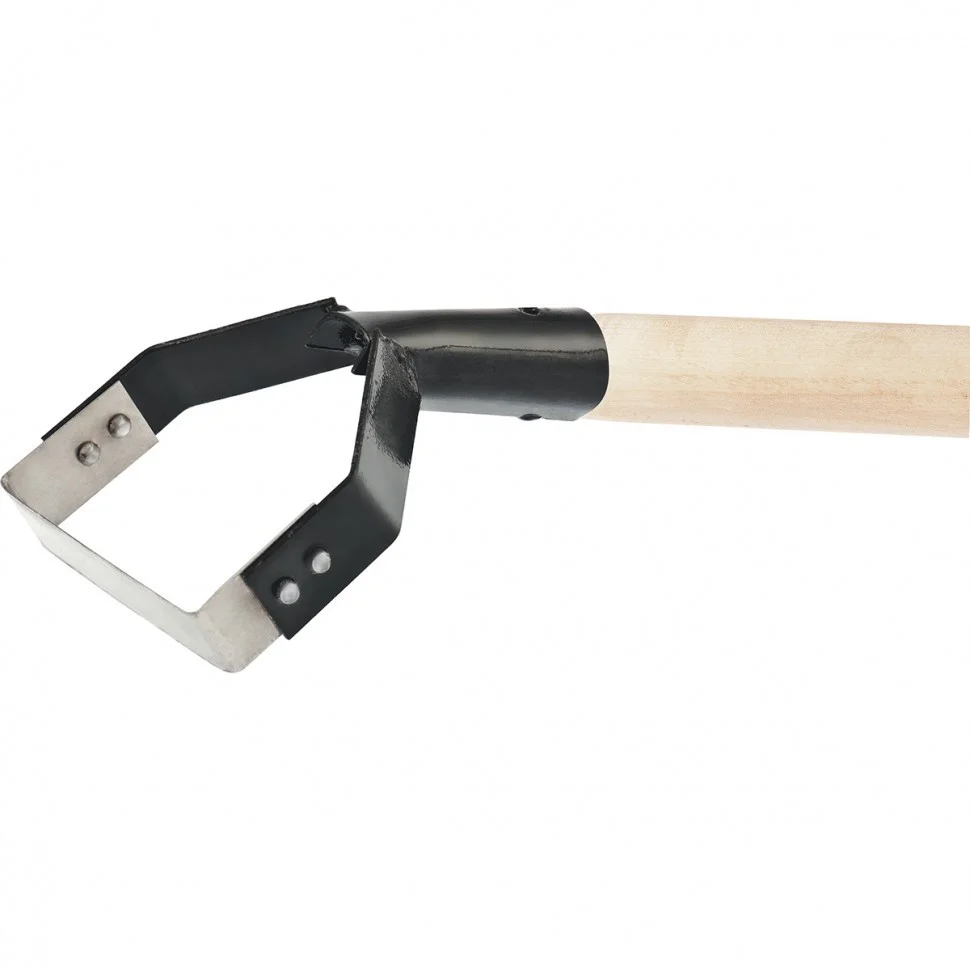 Полольник петлеобразный, 115х1340 мм, рессорно-пружинная сталь, деревянный черенок Сибртех